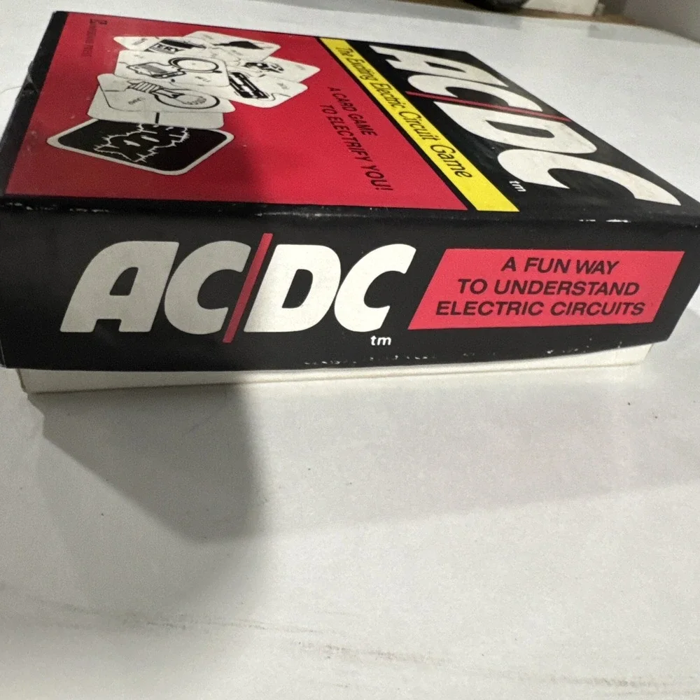 1970s Complete AC/DC The Exciting Electric Circuit Card Game
